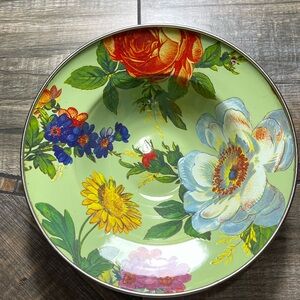Green Floral Dinnerware Decorative Plate
